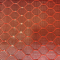 tela jacquard de aramid de carbono hexagonal de color hexagon